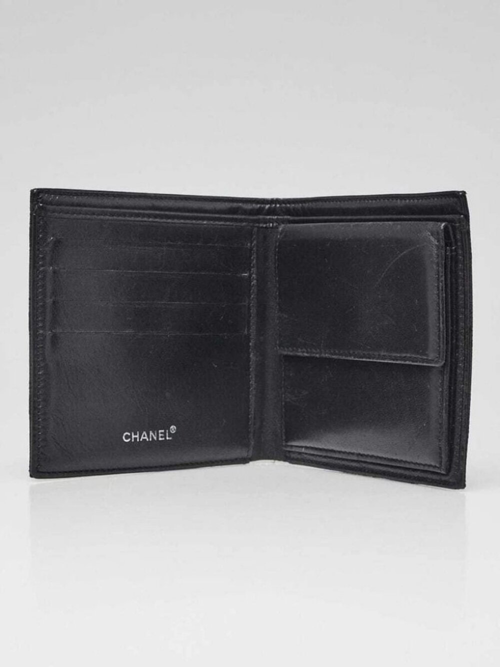 Chanel Black Nylon Travel Line Bi-fold Wallet - Picture 4 of 7